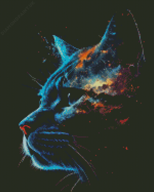 Galaxy Cat Diamond Painting