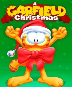 Garfield The Cat Christmas Diamond Painting