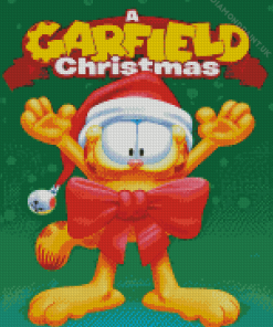 Garfield The Cat Christmas Diamond Painting