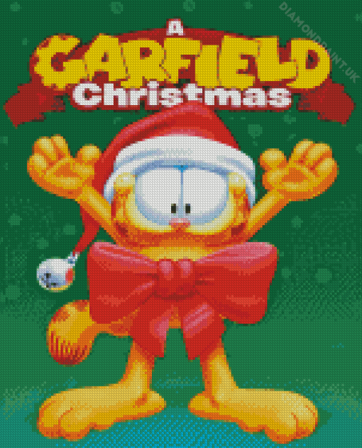 Garfield The Cat Christmas Diamond Painting