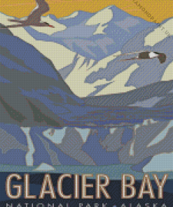 Glacier Bay National Park Poster Diamond Painting