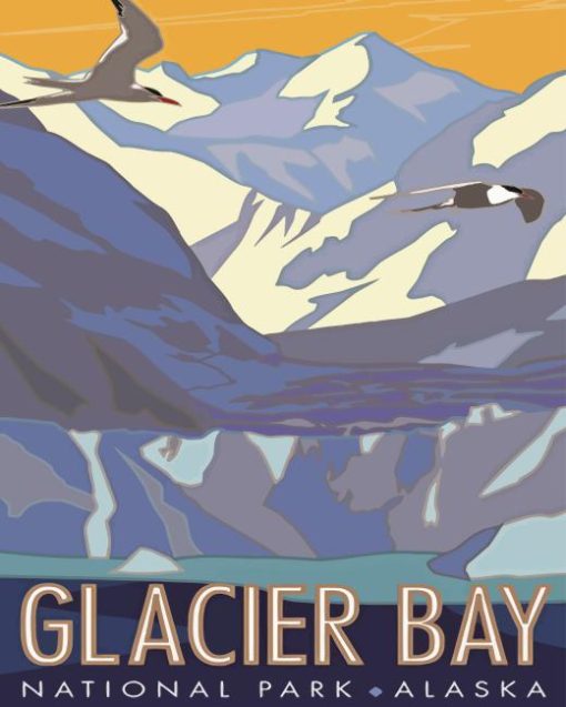 Glacier Bay National Park Poster Diamond Painting