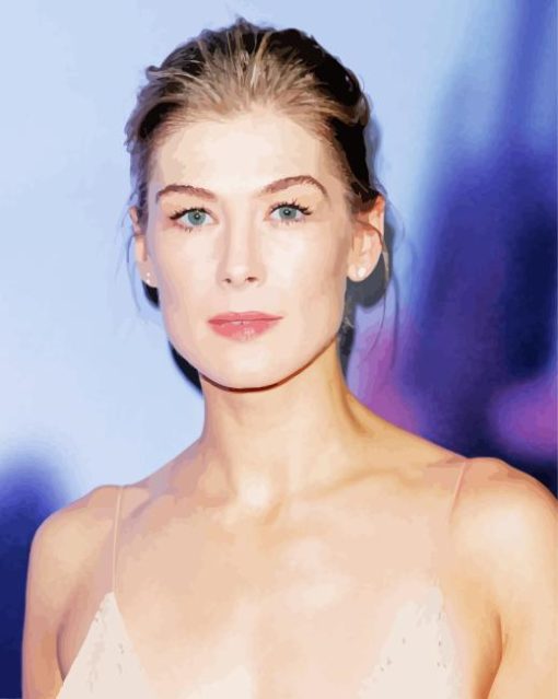 Gorgeous Rosamund Pike Diamond Painting