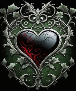 Gothic Heart Diamond Painting