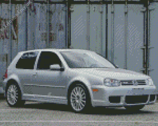 Grey Golf R32 Diamond Painting