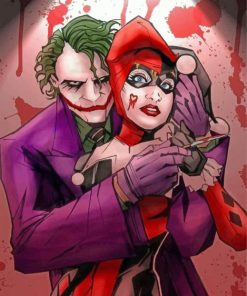 Harley Quinn And Joker Diamond Painting