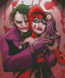 Harley Quinn And Joker Diamond Painting