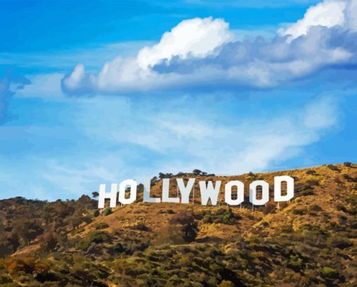 Hollywood Sign Diamond Painting