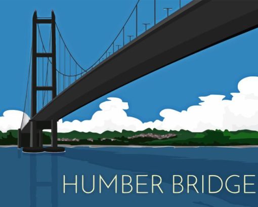 Humber Bridge England Diamond Painting