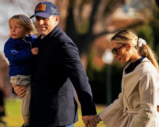 Hunter Biden With His Family Diamond Painting