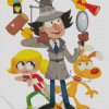 Inspector Gadget Characters Diamond Painting