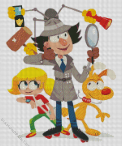 Inspector Gadget Characters Diamond Painting