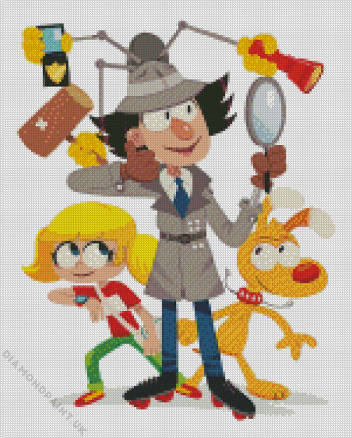 Inspector Gadget Characters Diamond Painting