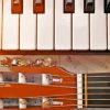 Instruments Keyboard And Guitar Diamond Painting