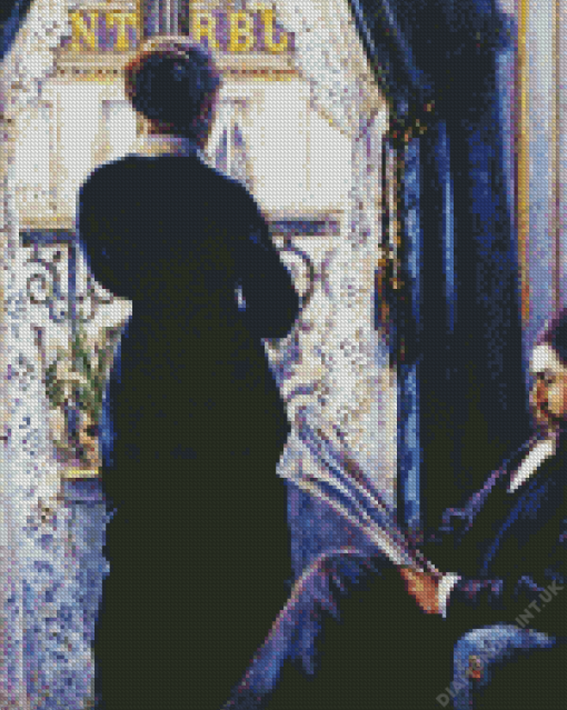 Interior Woman At The Window Diamond Painting