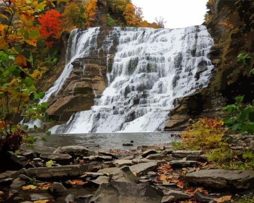 Ithaca Falls Diamond Painting