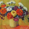 Jane Peterson Vase Flowers Diamond Painting