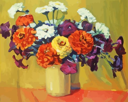 Jane Peterson Vase Flowers Diamond Painting