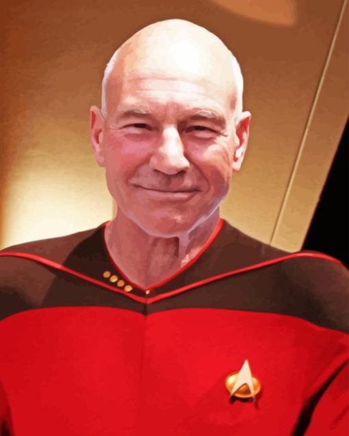 Jean Luc Picard Diamond Painting