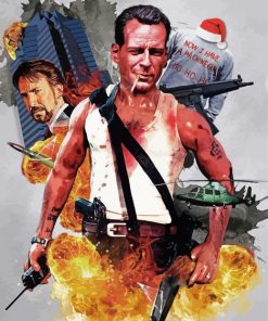 John McClane Poster Art Diamond Painting