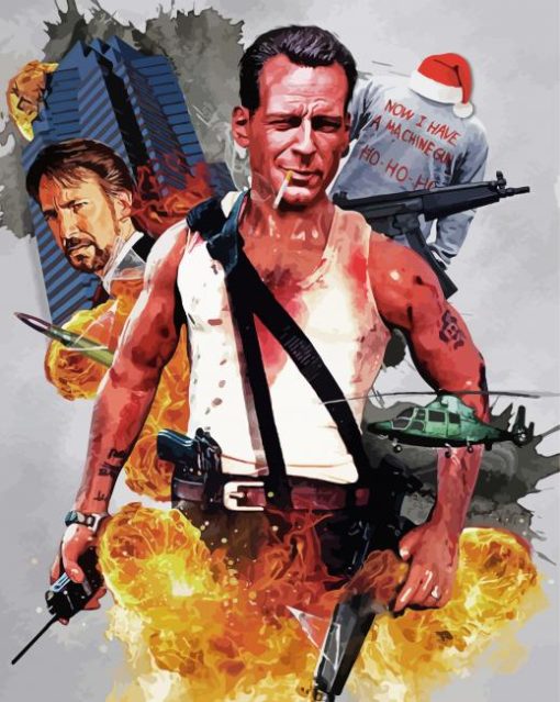 John McClane Poster Art Diamond Painting