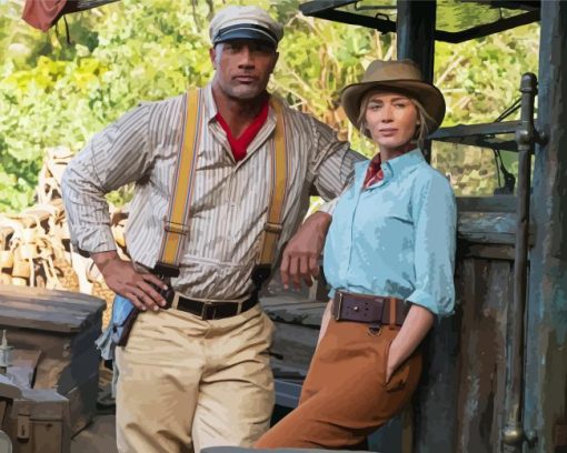 Jungle Cruise Frank And Lily Diamond Painting