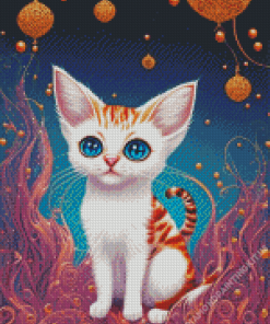 Kitten Devon Rex Diamond Painting