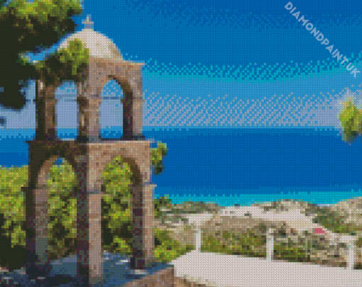 Kos Greece Sea View Diamond Painting