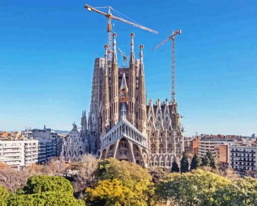 La Sagrada Familia Diamond Painting