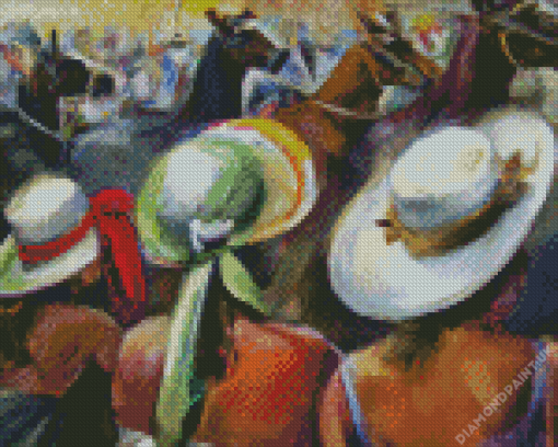 Ladies At The Races Art Diamond Painting