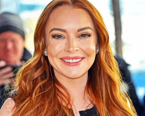 Lindsay Lohan Diamond Painting