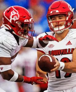 Louisville Cardinals Footballers Diamond Painting