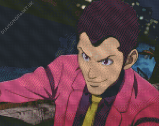 Lupin III Manga Character Diamond Painting