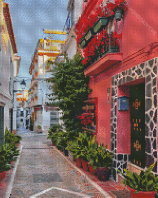 Marbella Old Town Diamond Painting