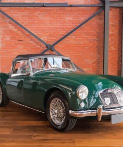 Mga Green Sport Car Diamond Painting