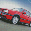 Mk3 Red Golf Diamond Painting