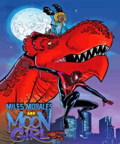 Moon Girl And Devil The Dinosaur Diamond Painting