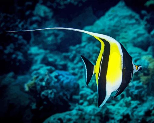 Moorish Idol Diamond Painting