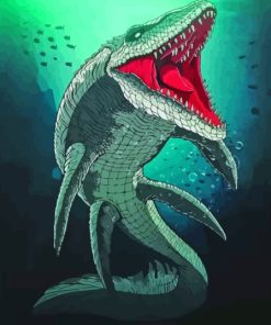 Mosasaurus Art Diamond Painting