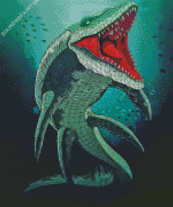 Mosasaurus Art Diamond Painting