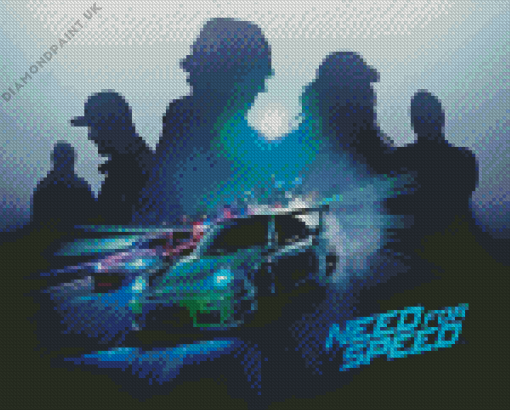 Need For Speed Poster Diamond Painting