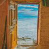 Open Door To Sea Diamond Painting