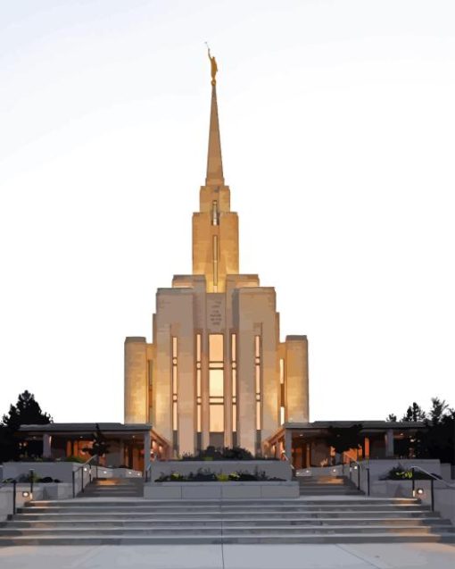 Oquirrh Temple Diamond Painting