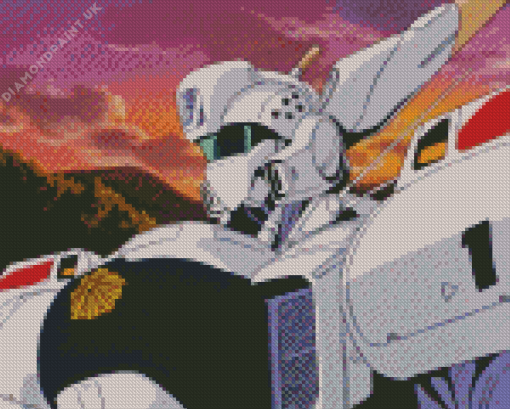 Patlabor Robot Character Art Diamond Painting