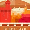 Perpignan Travel Poster Diamond Painting