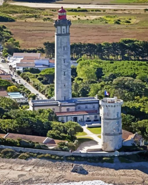 Phare Des Baleines Ile De Re Diamond Painting