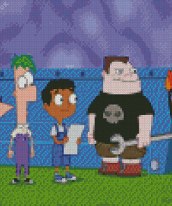 Phineas And Ferb Diamond Painting art