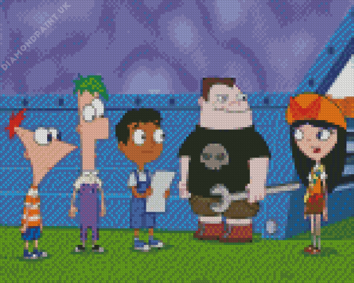 Phineas And Ferb Diamond Painting art