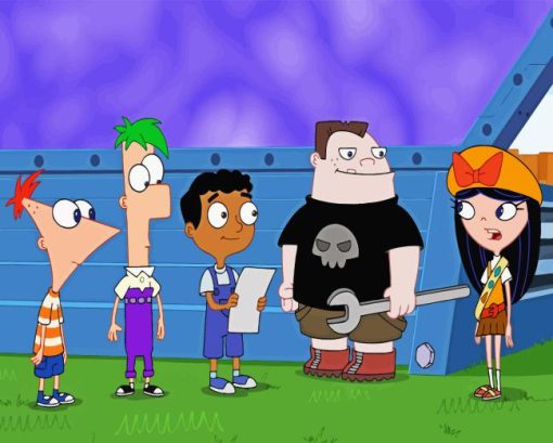 Phineas And Ferb Diamond Painting art