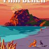 Piha Beach Poster Diamond Painting